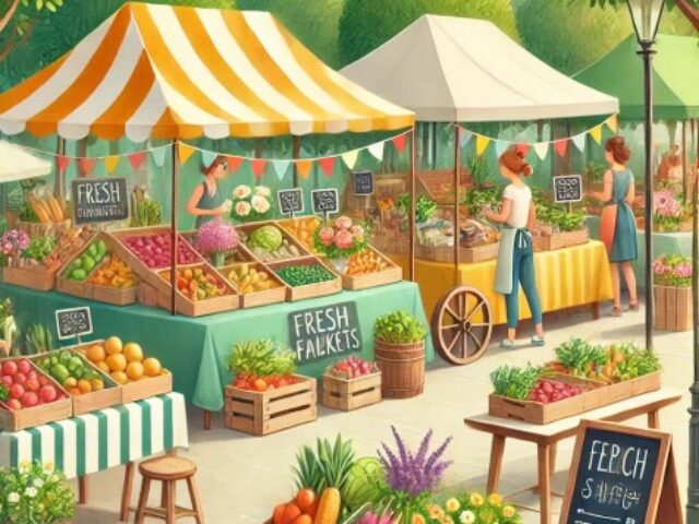 A weekly summer market featuring local produce, artisanal products, baked goods, and more. Open every Saturday from May to October.